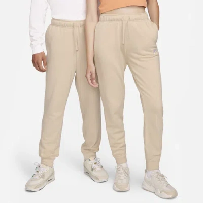 Nike Womens  Nsw Club Fleece Mr Pant In Sanddrift/white