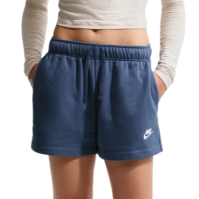 Nike Womens  Nsw Club Fleece Mr Short In Blue