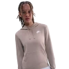 Nike Club Womens Long Sleeve Fleece Active Hoodie In Brown