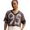 Nike Sportswear Oversize Crop Jersey In Brown