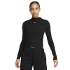 Nike Womens  Nsw Essential Rib Mock Long Sleeve Top