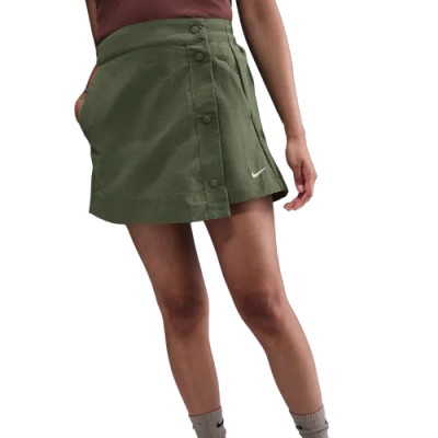 Nike Womens  Nsw Essential Woven 3" Skort In Green