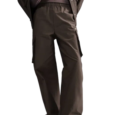 Nike Womens  Nsw Evrthng Woven Mid Rise Cargo Pant In Ironstone/white