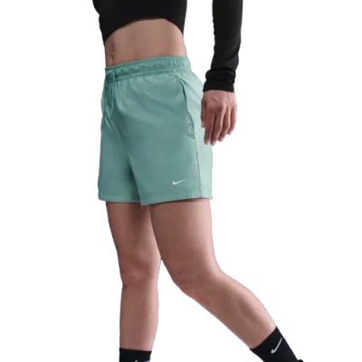 Nike Womens  Nsw Mid Rise Essential Woven Short In Green