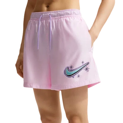 Nike Womens  Nsw Mr Essential Woven Short In Pink