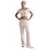 Nike Square-neck Logo Top In Pink