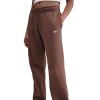 Nike Phoenix Fleece Open Hem Sweatpants In Brown