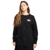 Nike Sportswear Women's Phoenix Fleece Oversized Sweatshirt In Black