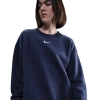 Nike Women's  Sportswear Phoenix Fleece Oversized Crew-neck Sweatshirt In Blue
