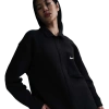 Nike Oversized Shacket In Black/sail