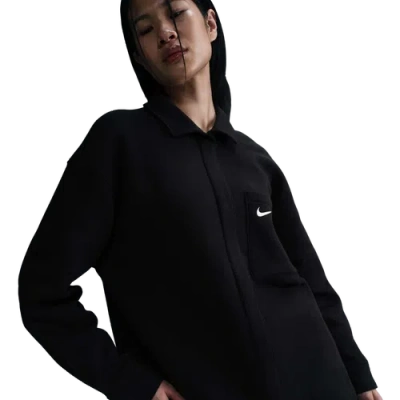 NIKE WOMENS NIKE NSW PHOENIX FLEECE OVERSIZED SHACKET