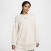 Nike Women's  Sportswear Loose Long-sleeve T-shirt In Lt Orewood Brown