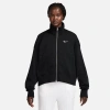 Nike Sportswear Phoenix Fleece Oversize Track Jacket In Sail/black