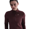 Nike Womens  Nsw Phoenix Plush Long Sleeve T-shirt In Red
