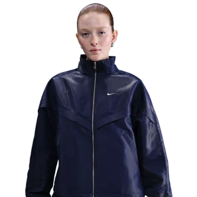 Nike Womens  Nsw Shine Windrunner Jacket In Blue