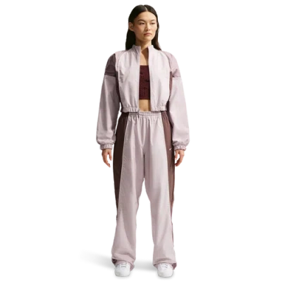 Nike Womens  Nsw Shrunken Track Jacket Mod In Purple