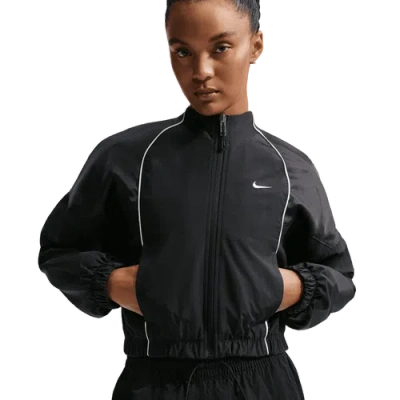 Nike Womens  Nsw Shrunken Track Jacket Mod In Black