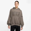 Nike Womens  Nsw Street Oos Pullover Hoodie In Mink Brown