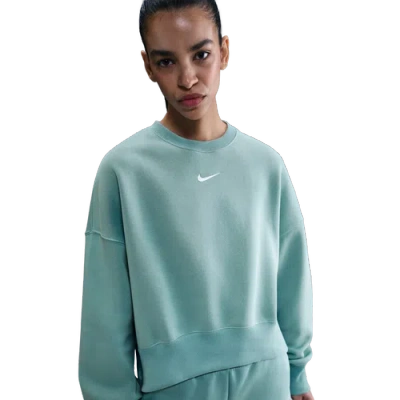 Nike Womens  Nsw Style Fleece Crew Oos In Gold