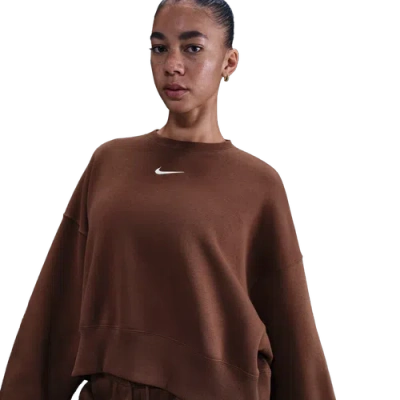 NIKE WOMENS NIKE NSW STYLE FLEECE CREW OOS