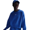 Nike Womens  Nsw Style Fleece Crew Oos In Game Royal/sail