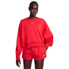 Nike Womens  Nsw Style Fleece Crew Oos In University Red