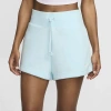 Nike Women's  Sportswear Phoenix Fleece High-waisted Loose Shorts In Glacier Blue/sail