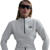 Nike Womens  Nsw Tech Fleece Crop Half-zip