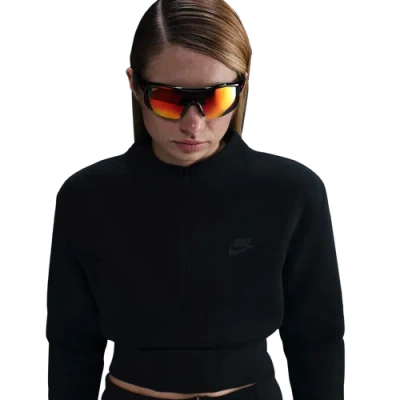 Nike Womens  Nsw Tech Fleece Crop Half-zip