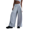 Nike Women's Sportswear Tech Fleece High-waisted Pleated Wide Pants In Light Grey/heather