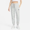 Nike Women's  Sportswear Tech Fleece Mid-rise Jogger Pants In Grey/black