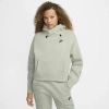 Nike Women's  Sportswear Tech Fleece Oversized Hoodie In Jade Horizon/black