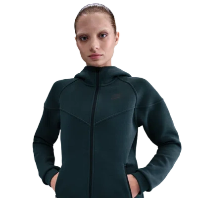 Nike Womens  Nsw Tech Fleece Wr Full-zip Hoodie In Green