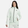 Nike Women's  Sportswear Tech Fleece Windrunner Full-zip Hoodie In Barely Green/black