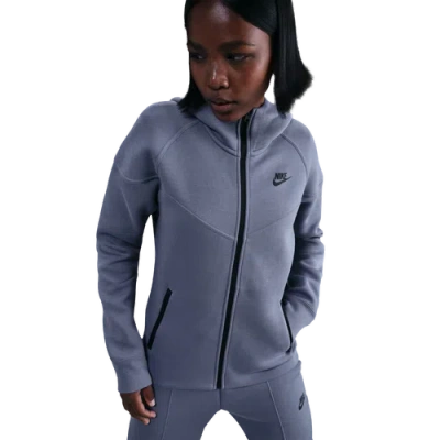 Nike Womens  Nsw Tech Fleece Wr Full-zip Hoodie In Blue