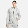 Nike Womens  Nsw Tech Fleece Wr Full-zip Hoodie In Grey/black
