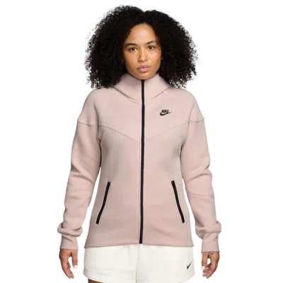 Nike Womens  Nsw Tech Fleece Wr Full-zip Hoodie In Pink