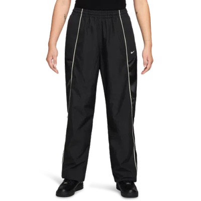 Nike Water Repellent High Waist Track Pant In Black