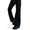 Nike Womens  Nsw Wr Mid Rise Poly Knit Pant In Black/white