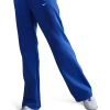 Nike Womens  Nsw Wr Mid Rise Poly Knit Pant In Hyper Royal/white