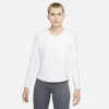 Nike Therma-fit Long Sleeve Shirt In White