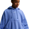 Nike Sportswear Phoenix Fleece Oversized Pullover Hoodie In Blue