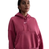 Nike Womens  Phnx Fleece Os Pullover Hoodie In Brown
