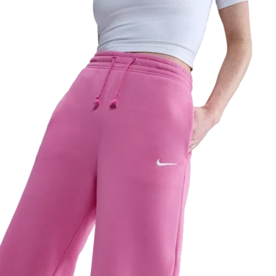 NIKE WOMENS NIKE PHOENIX FLEECE HIGH RISE WIDE PANTS