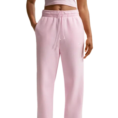 Nike Womens  Phoenix Fleece High Rise Wide Pants In Multi