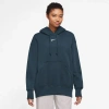 Nike Womens  Phoenix Fleece Hoodie In Armory Navy/white