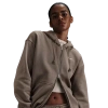 Nike Women's  Sportswear Phoenix Fleece Oversized Full-zip Hoodie In Mink Brown/sail