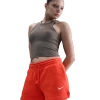 Nike Womens  Phoenix Fleece Mr Shorts In Brown