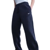 Nike Women's Fleece Tracksuit Pants W Sportswear Phoenix Fleece Wide-leg Pant Black/sail In Blue