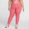 Nike Women's  Pro 365 Leggings (plus Size) In Aster Pink/white